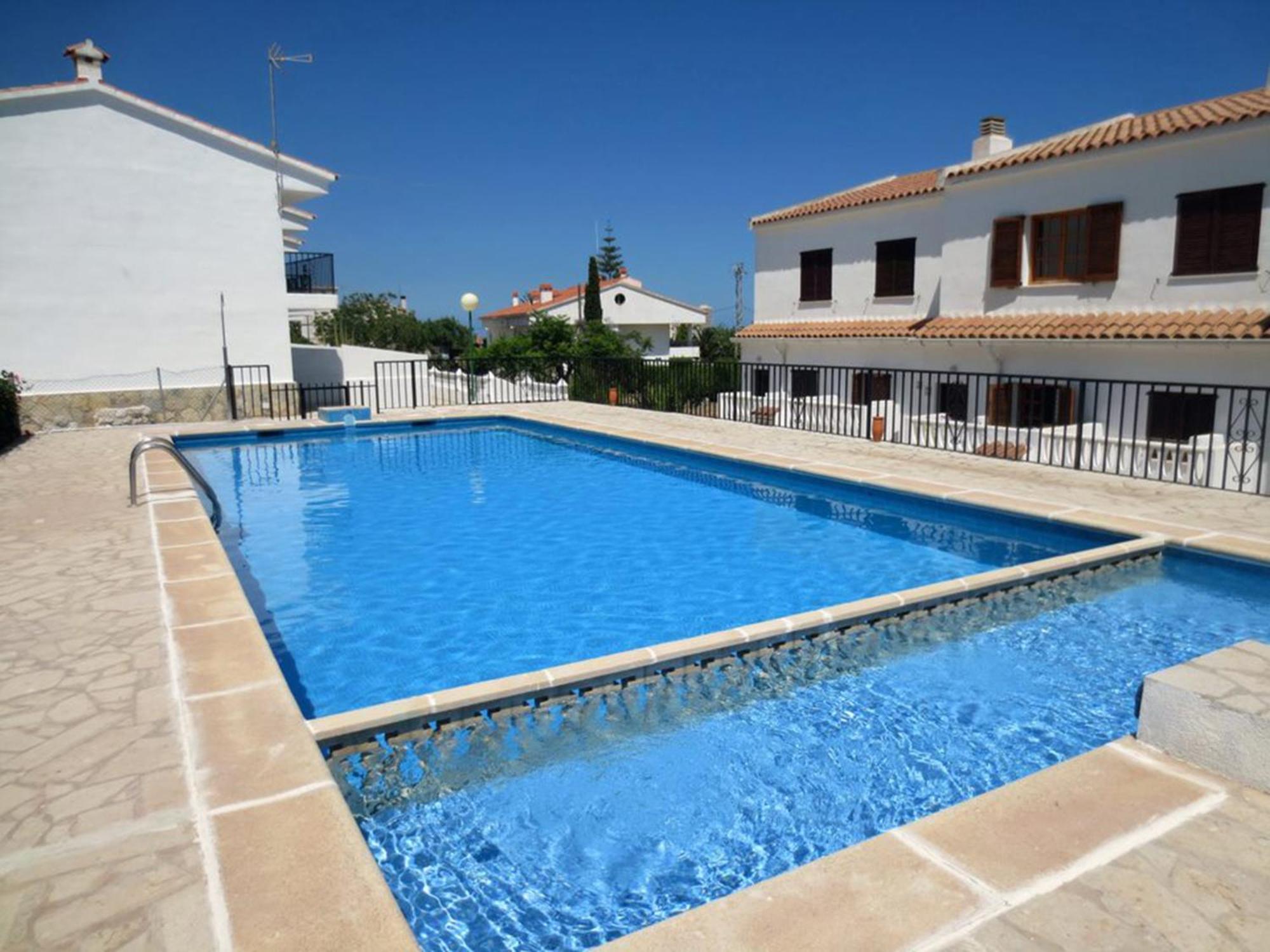 Peñíscola: apartamento con piscina Bagian luar foto